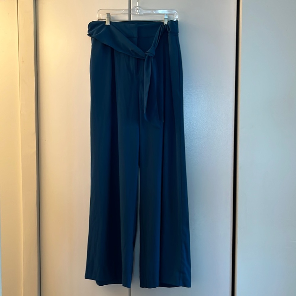 Sash-Tie Palazzo Pant